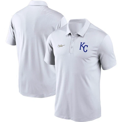 NIKE Kansas City Royals MLB Cooperstown Performance Polo Shirt Men’s Sz M *New* Cover
