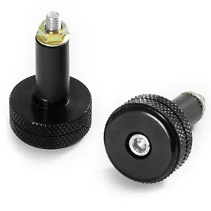 2x Contrappesi Stabilizzatori Manubrio Bilancieri Moto Scooter 13mm Nero - Foto 1 di 1