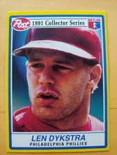 1991 Post #8 Len Dykstra (NM)