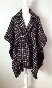 Marc New York One Size Cape Poncho Sweater - Picture 1 of 11