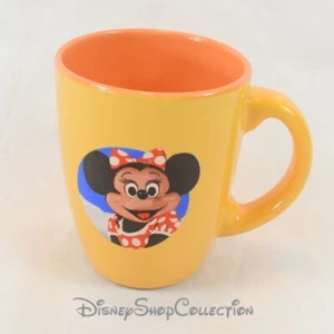 Tasse Minnie DISNEYLAND PARIS Esso gelb orange Keramik Tasse Vintage Disney - Bild 1 von 1