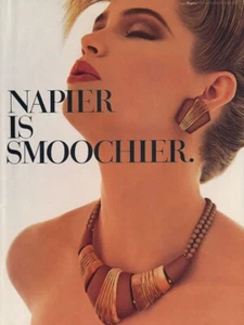 1985 Napier Kelly Emberg jewelry 1-page MAGAZINE AD - Bild 1 von 1