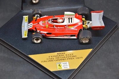 FERRARI 312T CLAY REGAZZONI GP ITALIA 1975 QUARTZO 1/43 DIE CAST MODEL FORMULA 1 - Immagine 1 di 4