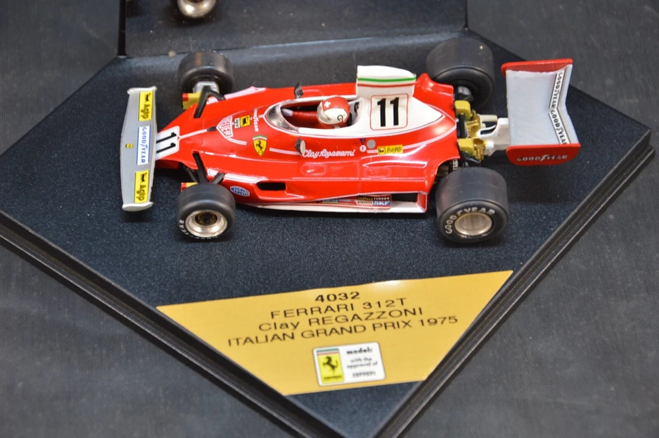 FERRARI 312T CLAY REGAZZONI GP ITALIA 1975 QUARTZO 1/43 DIE CAST MODEL FORMULA 1 - Immagine 1 di 4