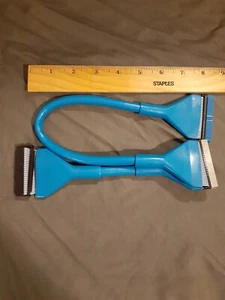 BLUE 18inch Ultra ATA 33/100/133 Dual IDE 40-Pin 80-Wire Round Cable NEW USA - Picture 1 of 2