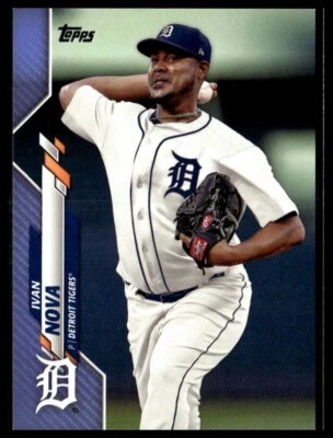 Topps 379 2020 Ivan Nova Detroit Tigers Día del Padre Azul 48/50 Foto 1 de 2