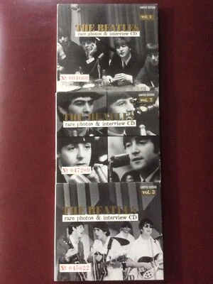 Beatles Lot 3 CD-ROM Rare Photos & Interviews 1996 MasterTone ECD Limited Set - Image 1 of 4