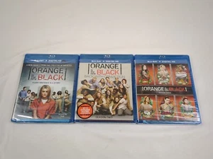 Orange Is The New Black TV Series Seasons 1-3 Season 1 2 3 Blu-ray Lot Brand New - Picture 1 of 2