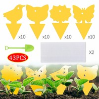 10/40 -er Gelbtafeln Gelbsticker Fliegenfänger Gelbe Tafeln Fruchtfliegen-Falle