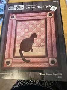 (1984) Cat Nap Time Quilt Pattern Donna Hanson Eines That Patchwork Place LSC-6 - Picture 1 of 2
