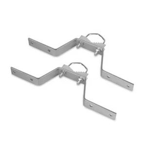 Mounting bracket for mast 7 cm galvanized steel for client antennas installation - Picture 1 of 2