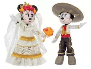 Disney Catrines Mickey & Minnie Mouse Dia De Muertos - Picture 1 of 5