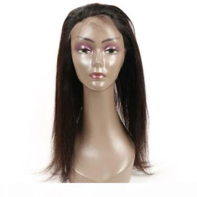 12AA SWISS LACE 360 FRONTAL CLOSURE BRAZILIAN HUMAN HAIR ROUND HEAD ALL TEXTURES - Image 1 of 4
