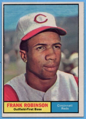 Frank Robinson 1961 Topps #360 casi como nuevo + Cincinnati Reds Salón de la fama A6401 Foto 1 de 2