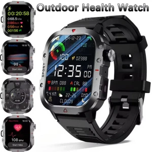 Bluetooth Call Smart Watch Flashlight GPS Military Outdoor Sport Smartwatch - Picture 1 of 24
