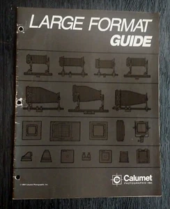 CALUMET PHOTOGRAPHIC INC. LARGE FORMAT GUIDE 1984 32 PAGES NICE CONDITION - Picture 1 of 2