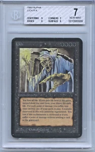 Lich Graded Beckett BGS 7 Alpha MtG Magic the Gathering Card Cards - Picture 1 of 2