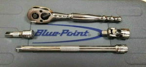 Blue Point 1/4" Quick Release Ratchet Extension Swivel Head Set BPRTR936 BLPTXK6 - Foto 1 di 3