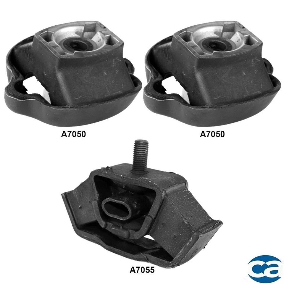 Juego de 3 piezas de soportes de motor y montaje de transmisión para Mercedes-Benz 300SD 85-78 3,0 L Foto 1 de 4