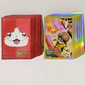 Yo-kai watch Carddass Toritsuki Card Battlle Sleeves Jibanyan Toadal Dude 90Pcks - Picture 1 of 6
