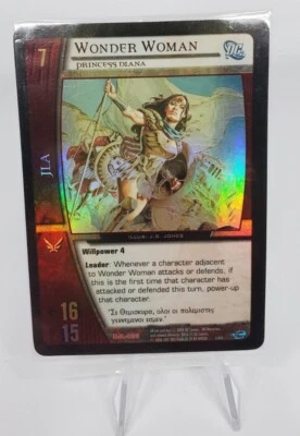 VS System TCG Wonder Woman DJL-023 SEALED Card DC FOIL NM/M Ebay 1/1 Rare! - Image 1 of 4