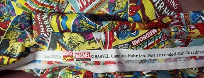 Marvel Camelot Fabrics Super Hero Sewing Fabric 3 Yards crafts Clothes - Image 1 of 4