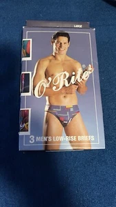 Vintage 3 pack O' Rite Mens Low Rise Fashion Active Brief No Show Underwear - Picture 1 of 3