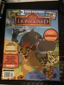DISNEY THE LION GUARD MAGAZINE 2 FREE POSTERS! - Imagen 1 de 1