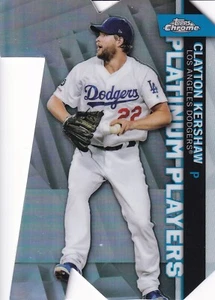 2021 Topps Platinum Players Die Cuts #PDC9 Clayton Kershaw LA Dodgers Card - Picture 1 of 2