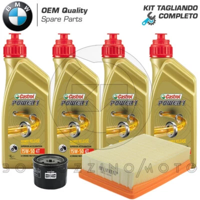 CASTROL – HIFLO FILTRO – CHAMPION KIT TAGLIANDO COMPLETO CASTROL + FILTRO OLIO / ARIA BMW R 1200 GS LC 2013-2018