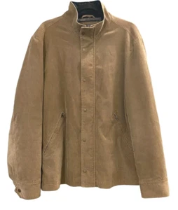 Sportscraft Australia Brown snaps zip-up Jacket Coat Size Large - Picture 1 of 7