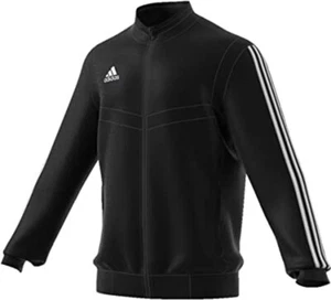 Adidas Mens Tracksuit Full Zip Jacket Tiro 19 Football Training Top Black - Picture 1 of 5