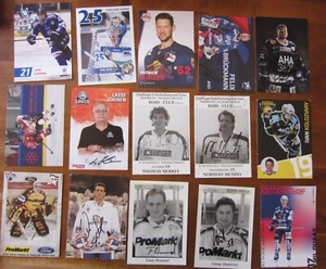 150 original Eishockey Autogrammkarten - Sammlung - Bild 1 von 10
