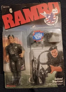 Figura de acción Coleco Rambo Force of Freedom Coronel Trautman 1985 sellada nueva de colección difícil de encontrar - Imagen 1 de 6