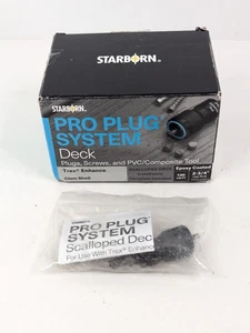 Starborn Pro Plug System 150 gewellte Schrauben Werkzeug Trex Enhance keine Dübel! 2-3/4" - Bild 1 von 24