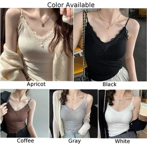 Sleek Women's Casual Top made of Soft Fabric with Padded Bust Area for Comfort - Picture 1 of 18