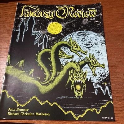 VTG 1986 Fantasy Review Magazine: John Brunner Richard Christian Matheson - Image 1 of 4