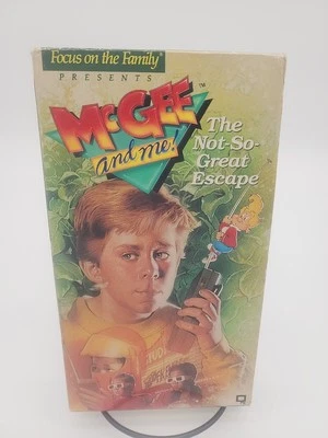 Vtg 1989 McGee And The Not-So Great Escape VHS Kids Joseph Dammann - Image 1 of 4