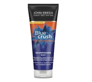 John Frieda Blue Crush Shampoo for Brunettes 250ml – Tones Brassiness, NEW - Picture 1 of 4