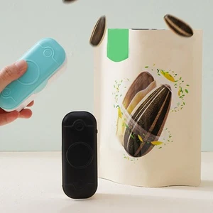 Rechargeable Compact Mini Foil Sealing Device with Magnetic Storage Base - Photo 1/29