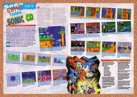 1994 Sonic CD Sega CD Original Advertisement / Retro Promo vr4