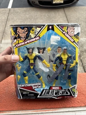 Nuevo en paquete 2008 Marvel Legends Wolverine and Forge figura de acción conjunto de 2 Foto 1 de 4