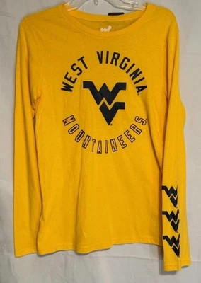 Camisa West Virginia Mountaineers Juvenil Talla Grande 14-16 Manga Larga WVU NUEVA CON ETIQUETAS Foto 1 de 4