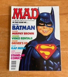Mad Magazine #289 September 1989 Batman Rap Music - Picture 1 of 2