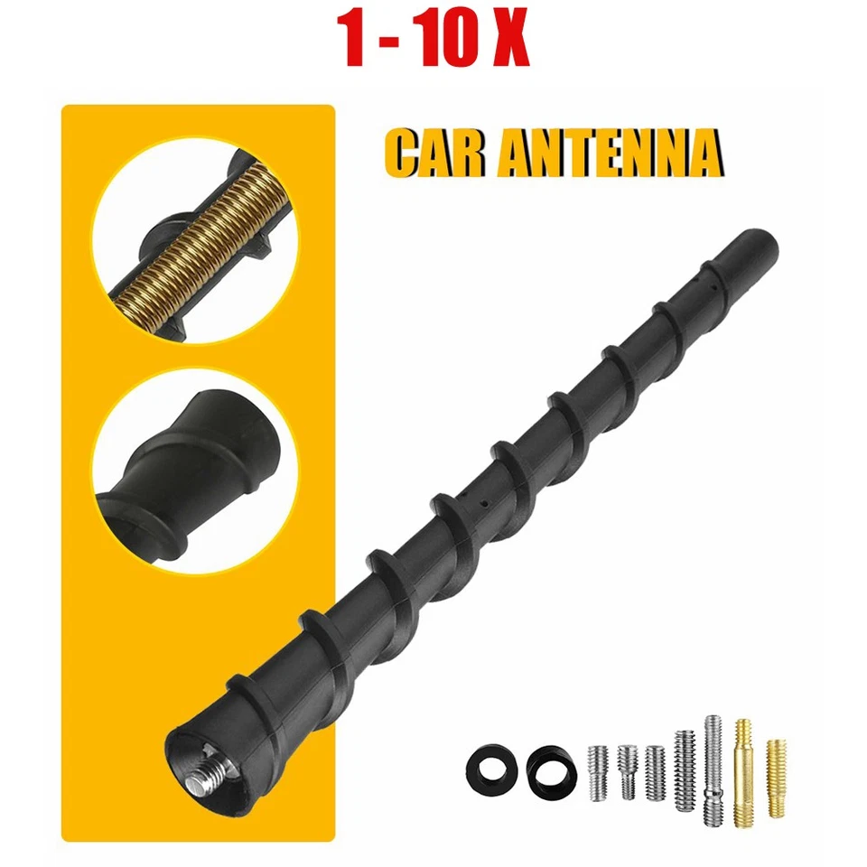 Tornillo universal 7" antena corta repuesto con para Ford F150 Raptor 1-10 piezas Foto 1 de 4