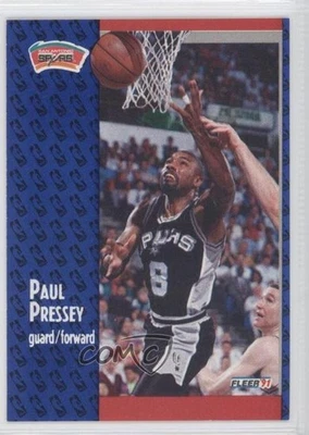 1991-92 Fleer Paul Pressey #186 - Image 1 of 2