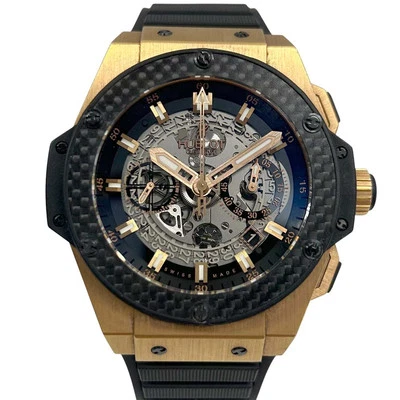 HUBLOT King Power Unico 701.0Q.0180.RX Black Men's Used Watch #3104 - Image 1 of 4