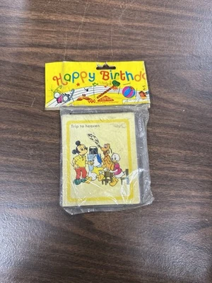 Invitaciones de fiesta de cumpleaños vintage de Mickey Mouse nuevas en embalaje H13 Foto 1 de 2