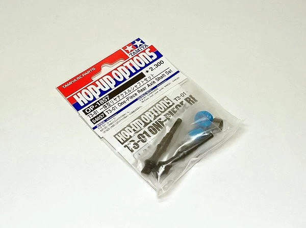 TAMIYA Hop-Up Options RC Model T3-01 One-Piece Rear Axle Shaft Set OP-1857 54857 - Image 1 of 1
