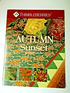 autumn sunset by Lynette Jensen Thimbleberries 2010 Quilting Pattern Craft RARE - Bild 1 von 5